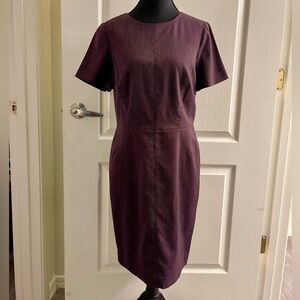 The Limited Deep Purple Knee Length Dress